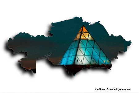 Palacio de la Paz y la Reconciliación (en el mapa de Kazakhstan)