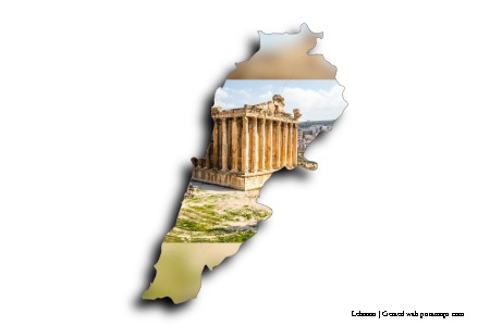 Baalbek (on Lebanon map)