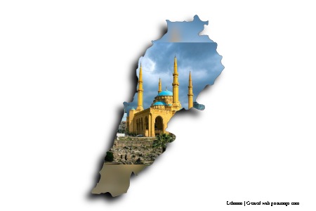 Mohammad Al-Amin Mosque (on Lebanon map)