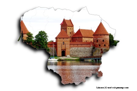 Trakai Castle (on Lithuania map)