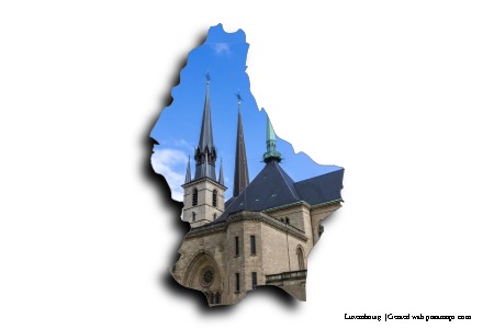 Notre Dame Cathedral (on Luxembourg map)