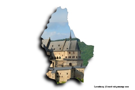 Vianden Castle (on Luxembourg map)