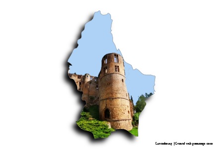 Beaufort Castle (on Luxembourg map)
