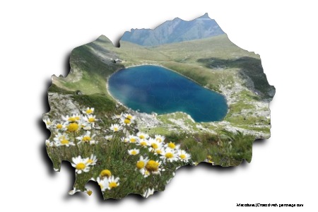 Pelister Ulusal Parkı (Makedonya haritası üzerinde)