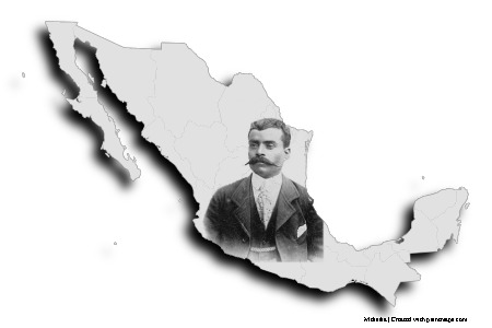 Emiliano Zapato (on Mexico map)