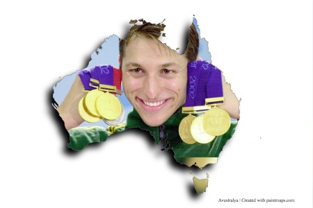 Ian Thorpe (di peta Australia)