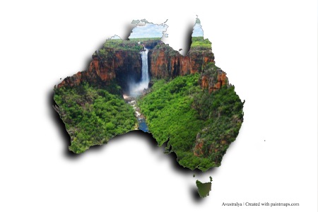 Taman Nasional Kakadu (di peta Australia)