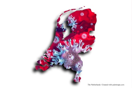 Covid-19 (on The Netherlands map)