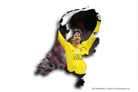 Van Der Sar (on The Netherlands map)