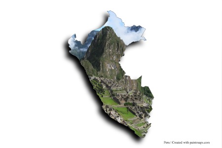 Machu Picchu (on Peru map)