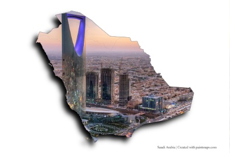 Kingdom Center Tower (on Saudi Arabia map)
