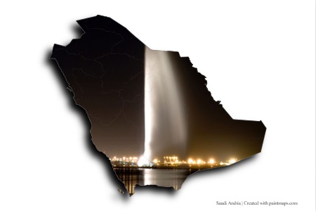 King's Fountain (on Saudi Arabia map)