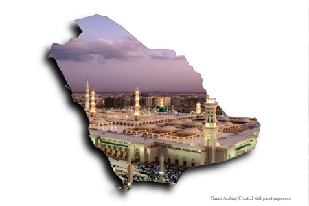 Prophet's Mosque (on Saudi Arabia map)