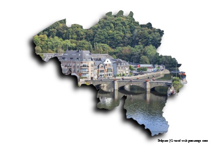 La Roche-en-Ardenne (on Belgium map)