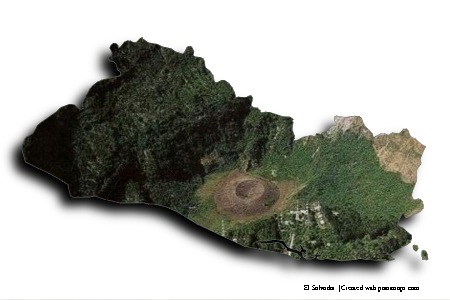 El Boqueron National Park (on El Salvador map)