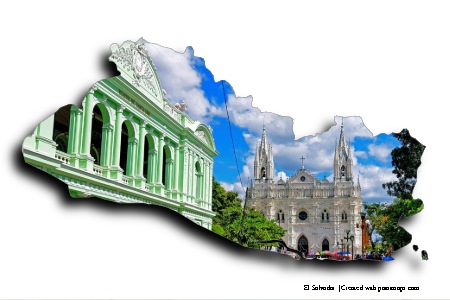Cathedral “Santa Ana” (on El Salvador map)