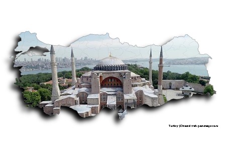 Hagia Sophia (on Turkey map)