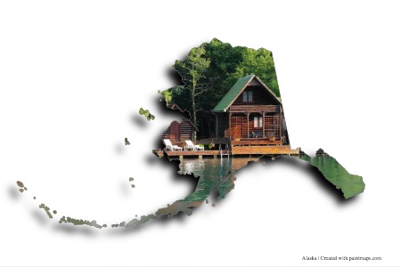 Rumah Alaska (di peta Alaska)