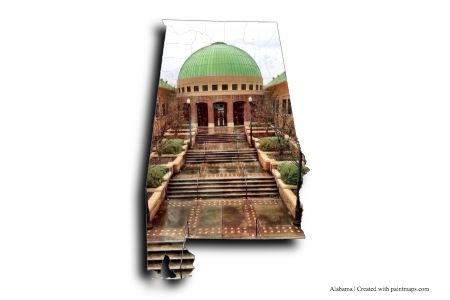 Instituto de Derechos Civiles de Birmingham (en el mapa de Alabama)