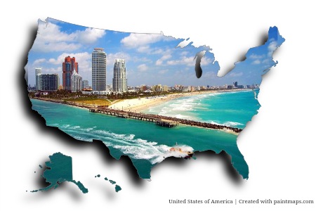 Miami (di peta Amerika Serikat)