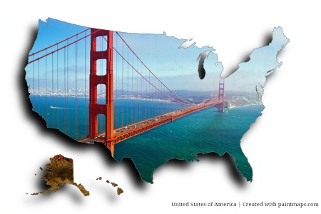 San Fransisco (di peta Amerika Serikat)