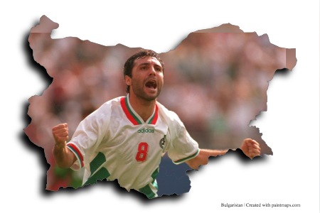 Stoichkov (on Bulgaria map)