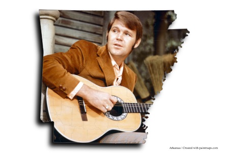 Glen Campbell (on Arkansas map)