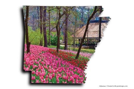 GARVAN FOREST GARDENS (on Arkansas map)