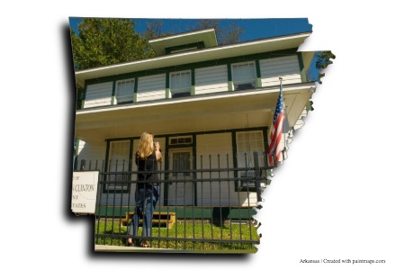 CLINTON BIRTHPLACE (on Arkansas map)