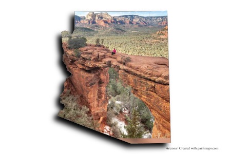 Sedona (on Arizona map)