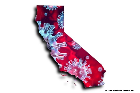 COVID-19 (en el mapa de California)