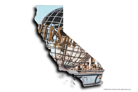 Universal Studios Hollywood (en el mapa de California)