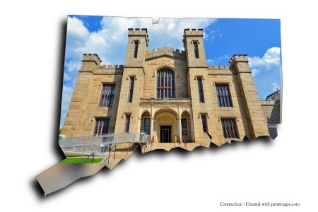 Wadsworth Atheneum (Connecticut haritası üzerinde)