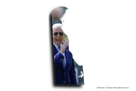 Joe Biden (Delaware haritası üzerinde)