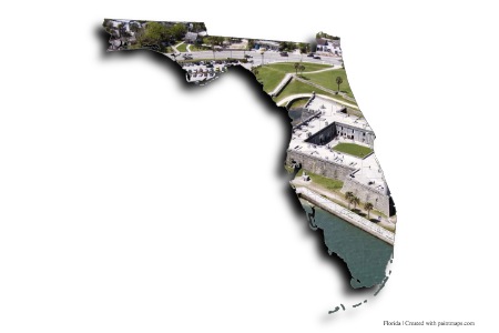 Castillo de San Marcos (on Florida map)