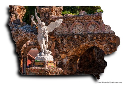 Refugee Cave (on Iowa map)