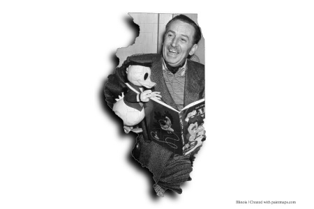 Walt Disney (en el mapa de Illinois)
