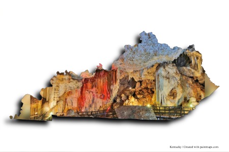 Mammoth Cave National Park (on Kentucky map)