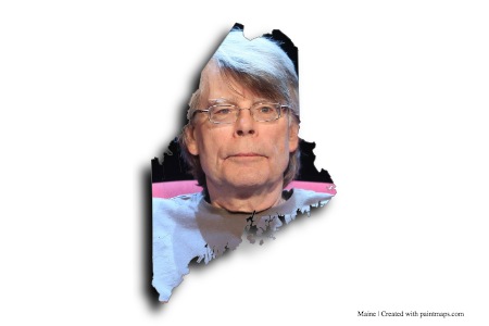 Stephen King (Maine haritası üzerinde)