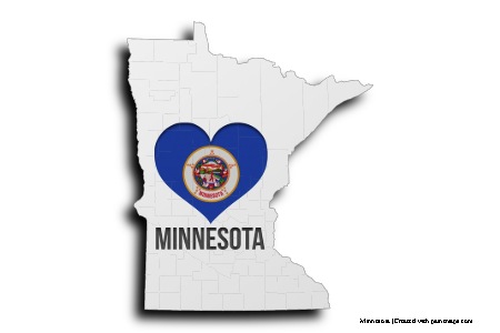 I Love Minnesota (on Minnesota map)