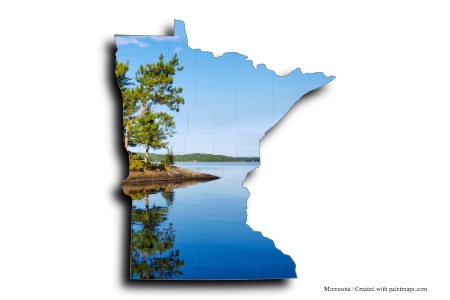 Paddle Voyageurs National Park (on Minnesota map)