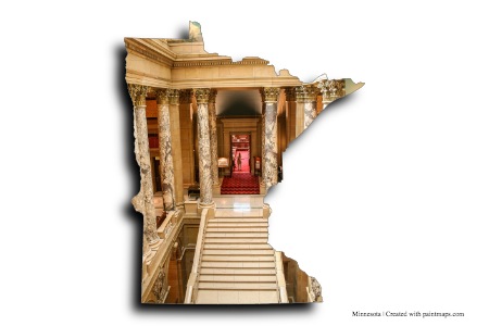 Minnesota State Capitol (on Minnesota map)