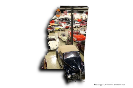 Museo del Automóvil Tupelo (en el mapa de Misisipí)