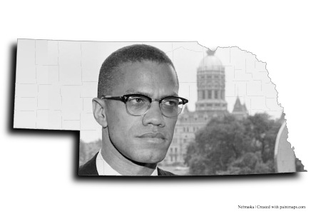 Malcolm X (en el mapa de Nebraska)