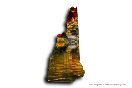 Bosque Nacional White Mountain (en el mapa de New Hampshire)