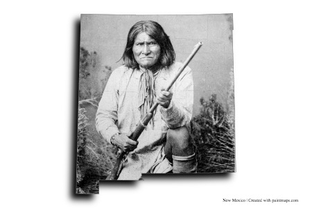 Geronimo (New Mexico haritası üzerinde)