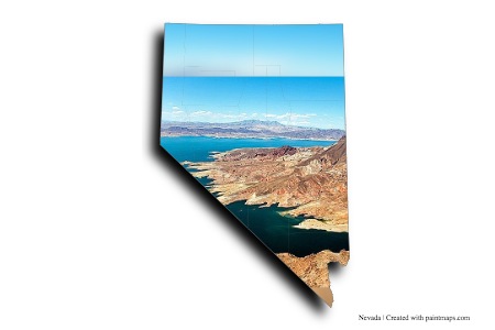 Mead Lake National Recreation Area (on Nevada map)