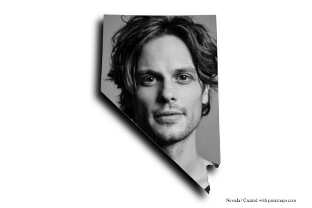 Matthew Gray Gubler (on Nevada map)
