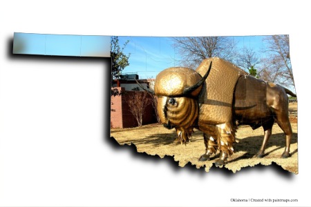 Great Plains Müzesi (Oklahoma haritası üzerinde)