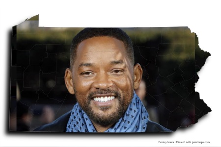 Will Smith (Pensilvanya haritası üzerinde)